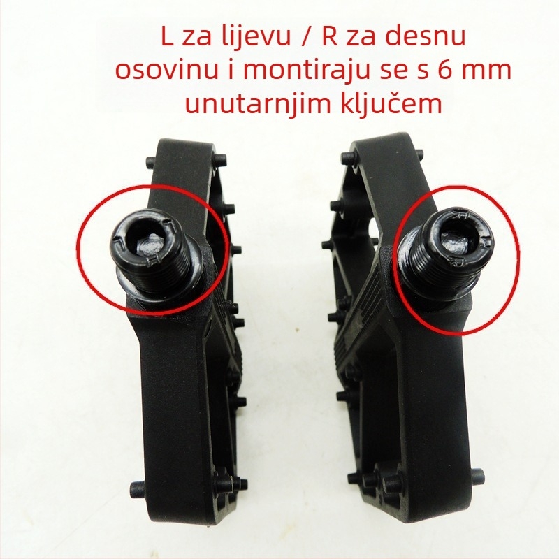 Pedal za planinski bicikl s podmazanim ležajevima NL333, visokokvalitetni najlon QT