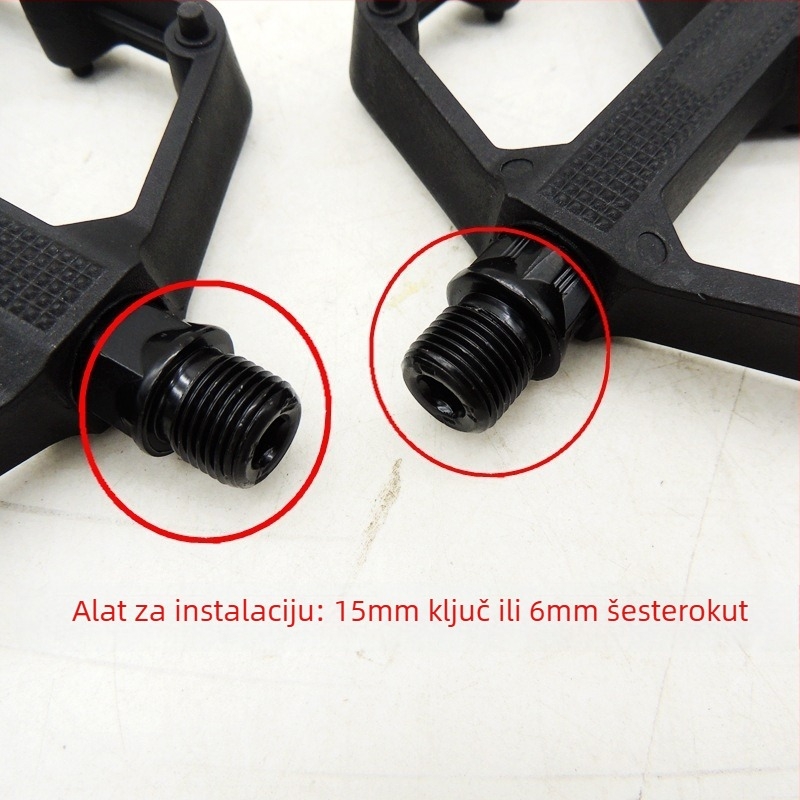 Pedal za planinski bicikl s podmazanim ležajevima NL333, visokokvalitetni najlon QT