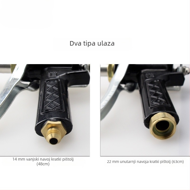 Glava pištolj za tlakovač pranja auta, potpuno bakrena, modeli 280/380/55/58