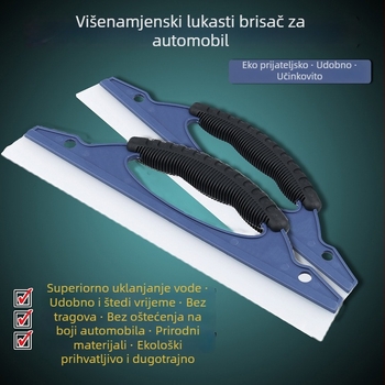 Automobilski brisač stakla – TPR materijal, CHONGTENG, mogućnost privatne oznake, alat za struganje (skraper), prilagodljiva obrada