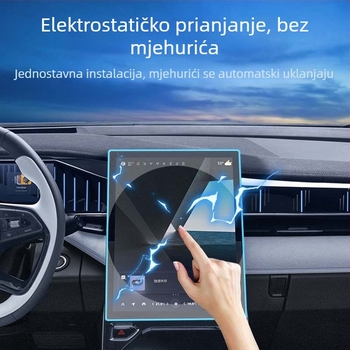 Tvrdo staklo zaštitni zaslon za LCD zaslon središnje konzole Toyota Camry 24. generacije
