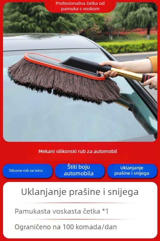 Yi Ju debela četka za pranje automobila – materijal: pamuk vlakno – alati za pranje automobila