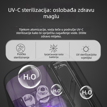 Ovlaživač zraka - podni koloni dizajn, pokriće 21–30 m2, 4.1–6.0 L spremnik, daljinsko upravljanje, buka ispod 36 dB