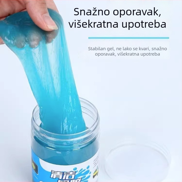 Gel za čišćenje unutrašnjosti automobila za prostore između tipki i otvora za zrak — 200 g, marka Friendly, glavna tržišta Japan i Južna Koreja, bez licenciranih privatnih marki