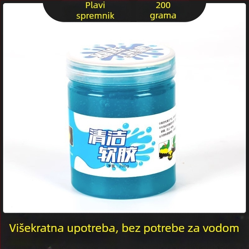 Gel za čišćenje unutrašnjosti automobila za prostore između tipki i otvora za zrak — 200 g, marka Friendly, glavna tržišta Japan i Južna Koreja, bez licenciranih privatnih marki