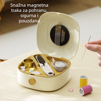 Prijenosna kutija za šivenje, džepni stil, plastična, šivaći set serije, jednostavan dizajn