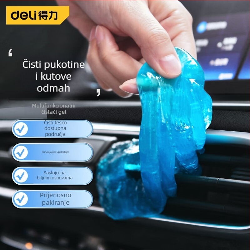 Učinkoviti gel za čišćenje za tipkovnicu, prijenosno računalo, automobil i otvore klimatizacijskog uređaja