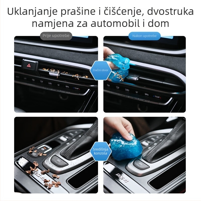 Učinkoviti gel za čišćenje za tipkovnicu, prijenosno računalo, automobil i otvore klimatizacijskog uređaja