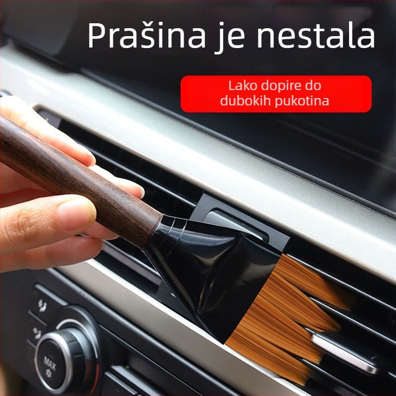 McLallen alat za čišćenje unutrašnjosti auta — mekana gumena četka za prašinu za otvore za zrak i praznine između sjedala