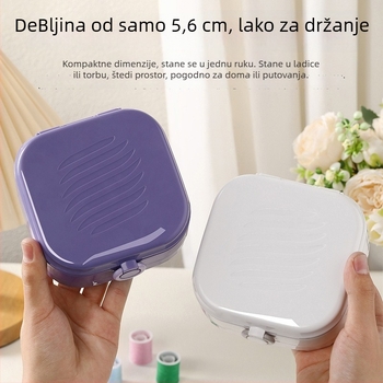 Set za šivanje – Prijenosni džepni stil, ABS materijal, kutija od 100 komada, 280 g, Prilagodljivo