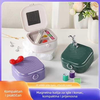 Šiva kutija, prenosni džepni stil, plastična konstrukcija, set od 100 komada, 265 g