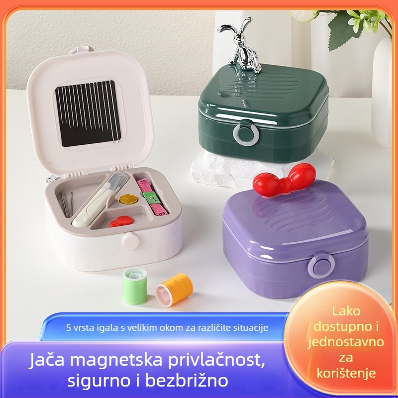 Šiva kutija, prenosni džepni stil, plastična konstrukcija, set od 100 komada, 265 g