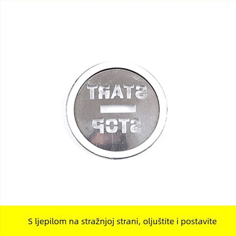 Dekorativna pločica za paljenje Jaguar XF (20082015)  aluminijska legura, model Jaguar, naljepnica za start s jednim gumbom