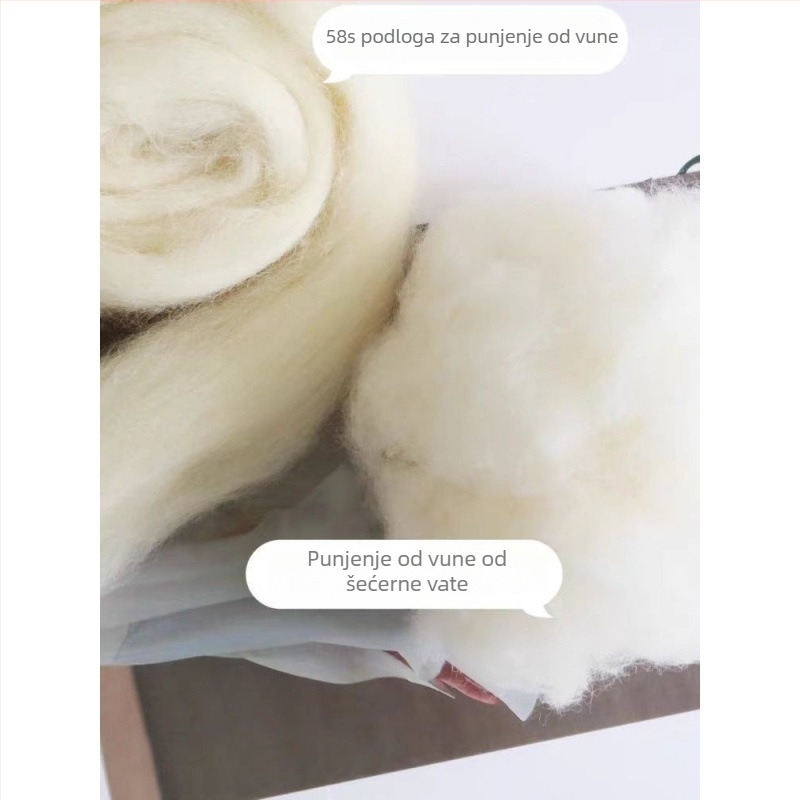 Set za filcanje iglom od vune – DIY, 58S punilo od vune, mekana podloga, za početnike; Marka Unique, Kategorija Ostalo, Kutija: 1, Težina: 1, Moderan stil