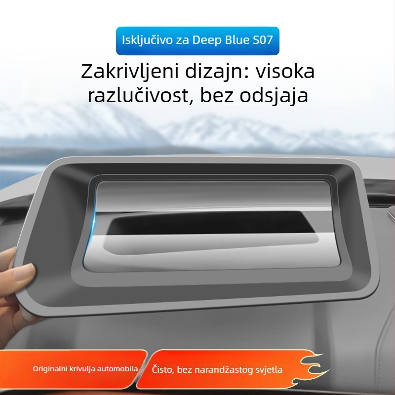 HUD zaštitna obloga za instrument ploču automobila – Kang shen; Model 24-25 S07 PC; Podrijetlo Guangdong; Tip: unutarnje naljepnice auta