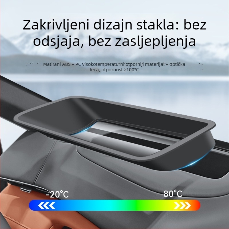 HUD zaštitna obloga za instrument ploču automobila – Kang shen; Model 24-25 S07 PC; Podrijetlo Guangdong; Tip: unutarnje naljepnice auta