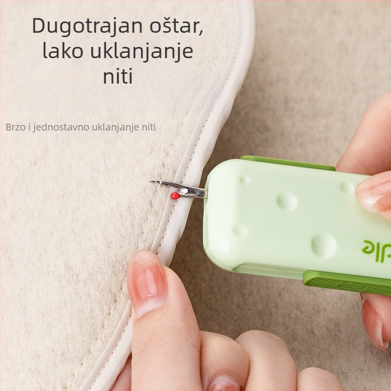 Prijenosni višenamjenski alat za navlačenje igle, s magnetskom kutijom za igle, ABS, 300 komada u kutiji, minimalistički dizajn