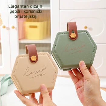 Prenosni džepni set za šivanje, serija omotavanja igala, plastični materijal, 60 komada, lagani luksuzni stil