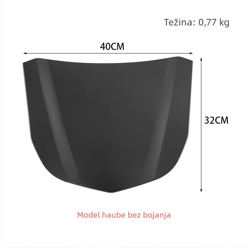 Model poklopca automobila za izložbu – metalni, marka Nothing, prilagodljiv