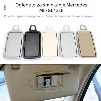 OUKACHI Sun Visor Vanity Mirror Cover za Mercedes ML/GL/GLE/GLS (W166/W292) Prednji