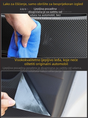 Film zaštite vrata protiv udara za Mazda CX-30 – PVC folija, unutarnja naljepnica, ANTOO, tiskano logo, prilagodljivo