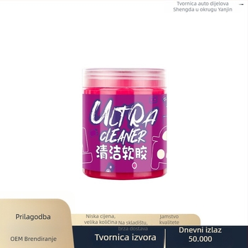 Gel za čišćenje interijera automobila - mekan gel, uklanjanje prašine, višenamjenski vakuumski gel; Težina: 160/250 g; Značka: Blue bright merrichi; Ovlaštena privatna marka: Da