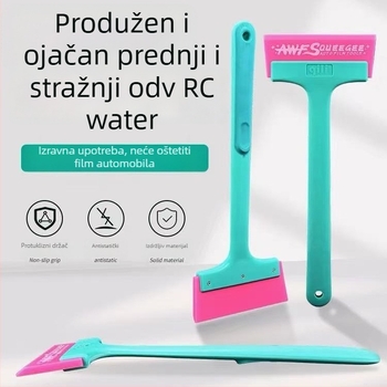 Automobilska silikonska škrabica za čišćenje stakla i nanošenje folija, materijal: mekano ljepilo, prilagodba dostupna