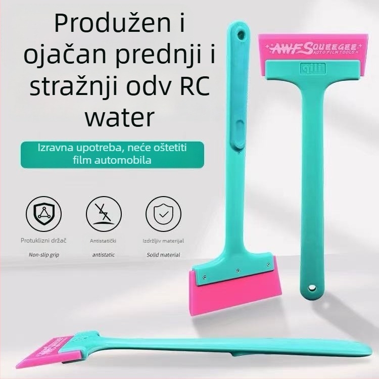 Automobilska silikonska škrabica za čišćenje stakla i nanošenje folija, materijal: mekano ljepilo, prilagodba dostupna