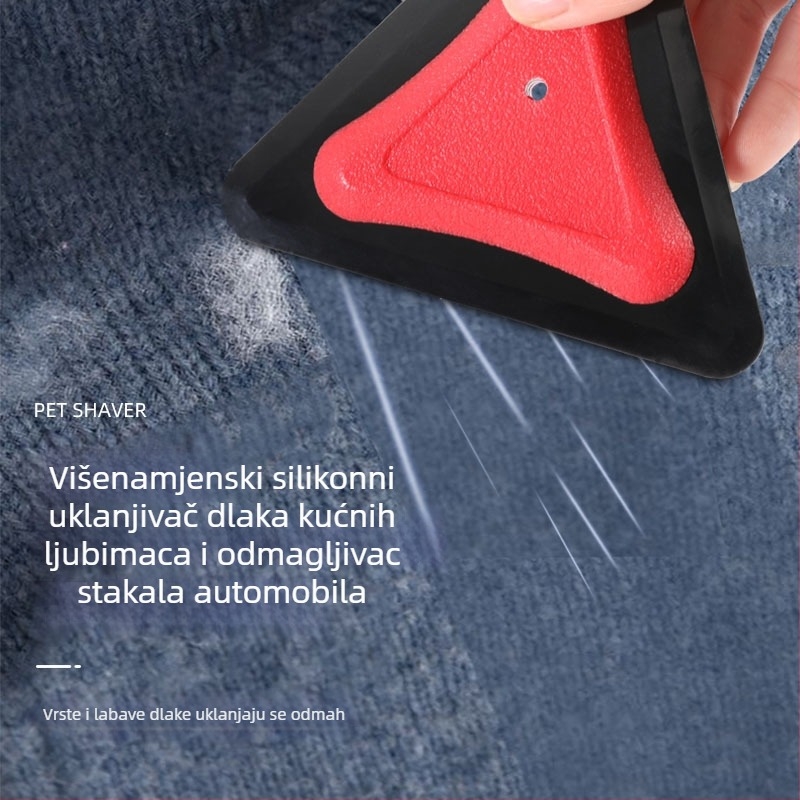 Zhanze Brisač za staklo automobila – ABS i silikon, višenamjenski alat za unutarnje čišćenje i demisting stakala
