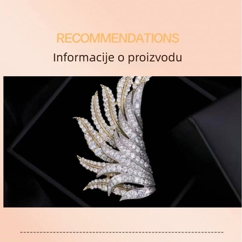 Broš s krilima – bakar, oblik: kukac/geometrijski, elektroplakiranje, dekorativno, anti-refleks, sigurnosno pričvršćivanje, univerzalni stil