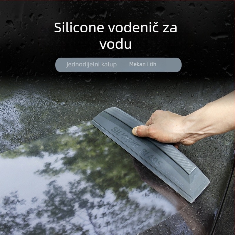 Integrirani silikonasti brisač za pranje automobila, jednopločni dizajn, mekan silikon, sigurno za lak, CHISHAN