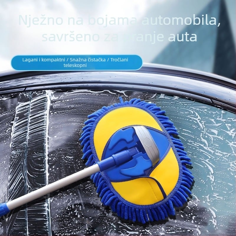 Mop za pranje automobila s mekanom chenille glavom četke (Brand: Tengzhi; Materijal: chenille glava četke; Tip: mop za pranje automobila; Obrada: nema)