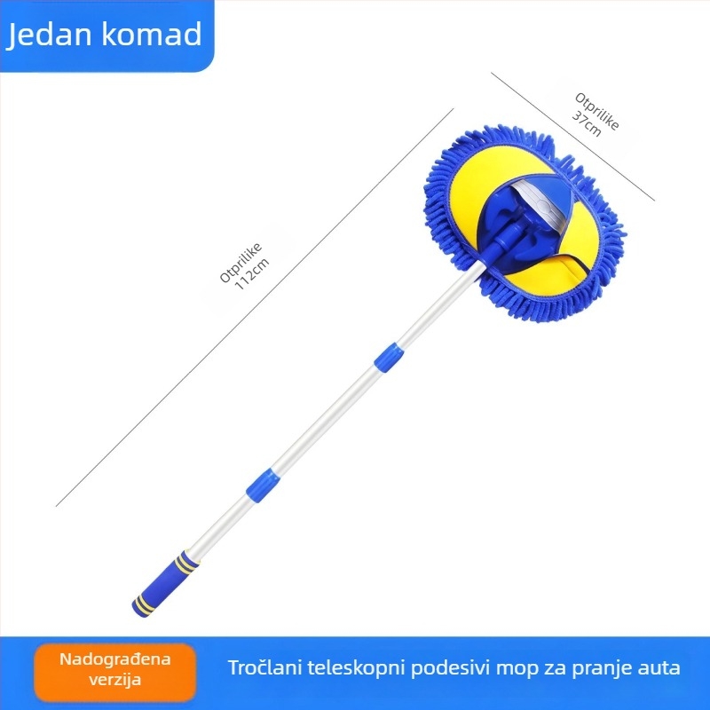 Mop za pranje automobila s mekanom chenille glavom četke (Brand: Tengzhi; Materijal: chenille glava četke; Tip: mop za pranje automobila; Obrada: nema)