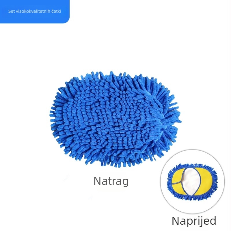 Mop za pranje automobila s mekanom chenille glavom četke (Brand: Tengzhi; Materijal: chenille glava četke; Tip: mop za pranje automobila; Obrada: nema)