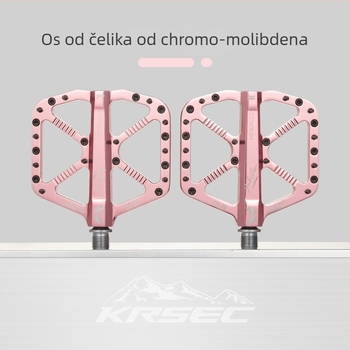Krsec BP-03 Pedale za planinski bicikl od aluminijske legure – tri ležaja, protuklizne, kompatibilne s planinskim, cestnim i terenskim biciklima