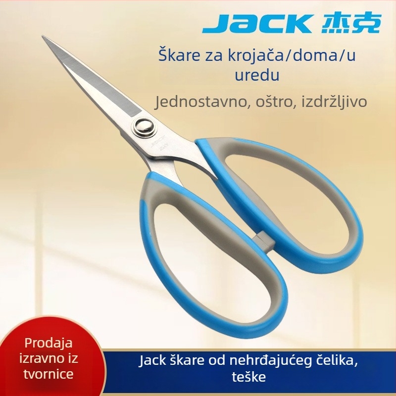 Škare za šivanje od nehrđajućeg čelika s oštrim vrhom – za šivanje i kućnu upotrebu, marka Jack, model Strong Shear