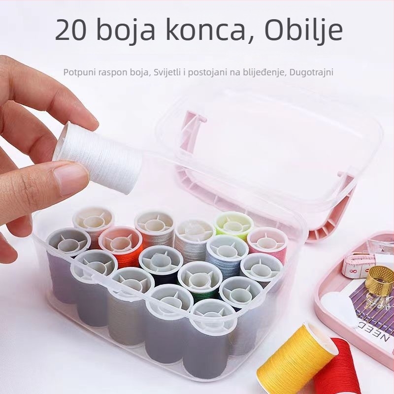 Prijenosna kutija za šivanje, set od 100 komada, ukupna masa 17,5 kg, pastoralni stil, mogućnost prilagodbe