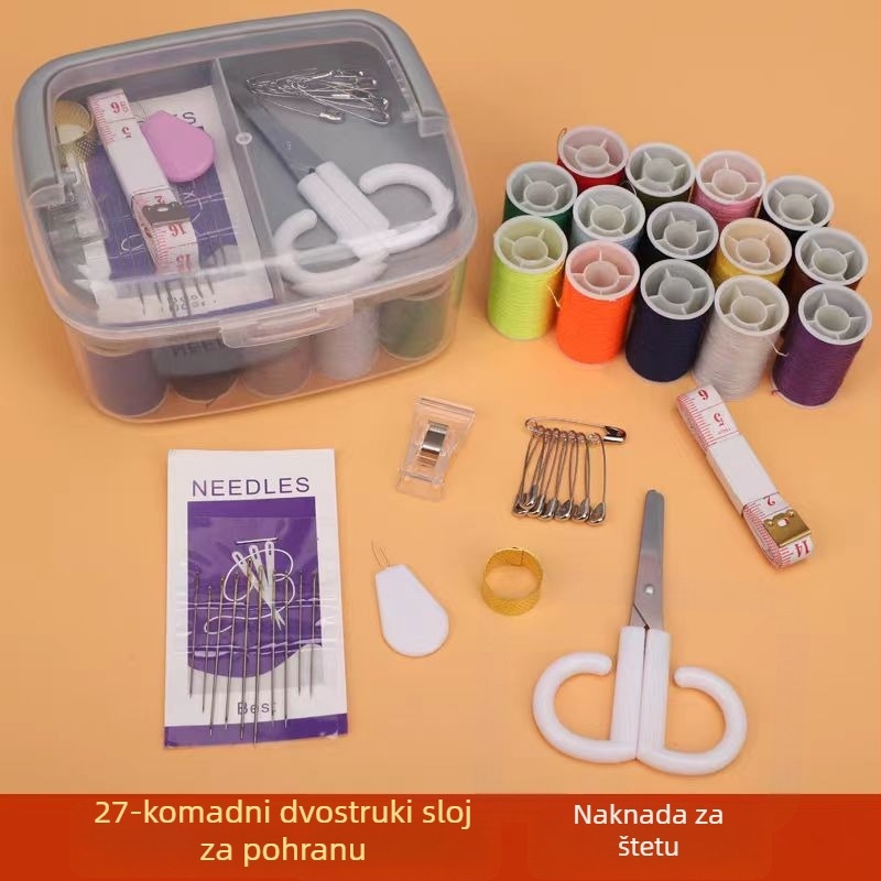 Prijenosna kutija za šivanje, set od 100 komada, ukupna masa 17,5 kg, pastoralni stil, mogućnost prilagodbe