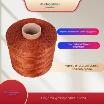 Poliesterska linija za penjačke loze iz porodice Cucurbitaceae (dinja, lubenica, rajčica) za poljoprivrednu kultivaciju i podršku; također pogodna kao linija za zmaja.