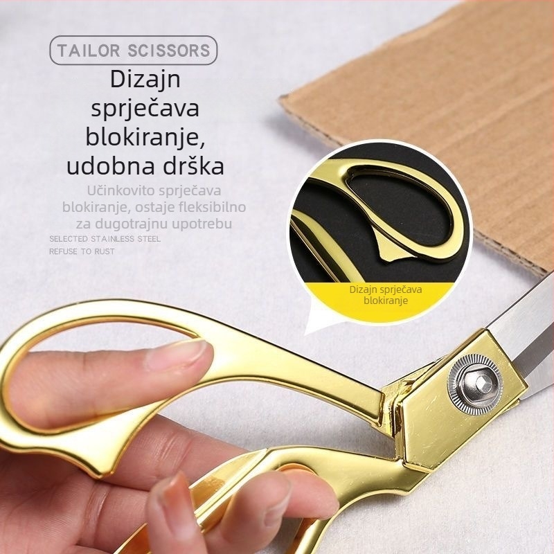 Youzhixuan pozlaćene krojačke škare — profesionalno šivanje i krojenje, rezanje kože