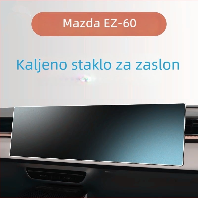 Mazda EZ60 Navigacijski Zaslon — Zaštitno Staklo, Kaljeno, Jednostrano Oblikovanje, Protiv Otisaka Prstiju