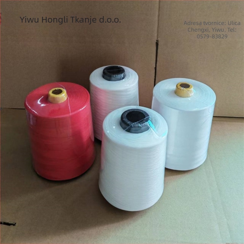 Šiva niti - 40s/2, Hongli, sjajna poliester vlakna; pogodna za odjeću i kućne tekstile