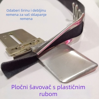 Cijev za rubni obrub za ravnu šivaću mašinu – Sinkronizirana, Sklopiva, DIY dodatak (Porijeklo: Kina; Stil: Slatko)