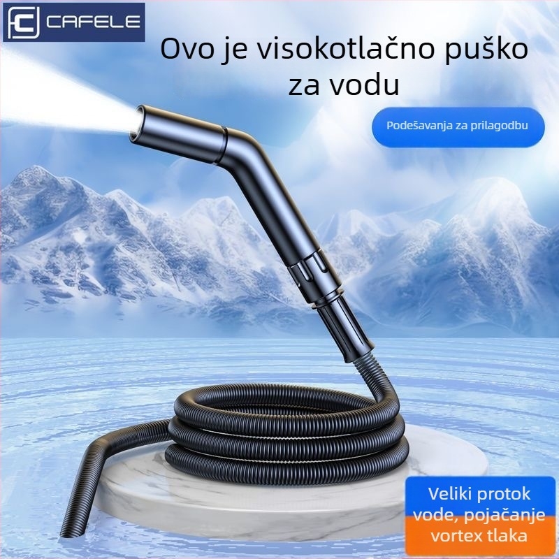 Visokotlačna vodena pištolj za pranje automobila i kućanstva, aluminijsko tijelo, teleskop TPE cijev, dvostruka funkcija