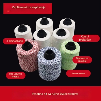 Niti za liniju zatvaranja ambalaže, poliester, za zatvaranje platnenih vrećica, Hongshengxin