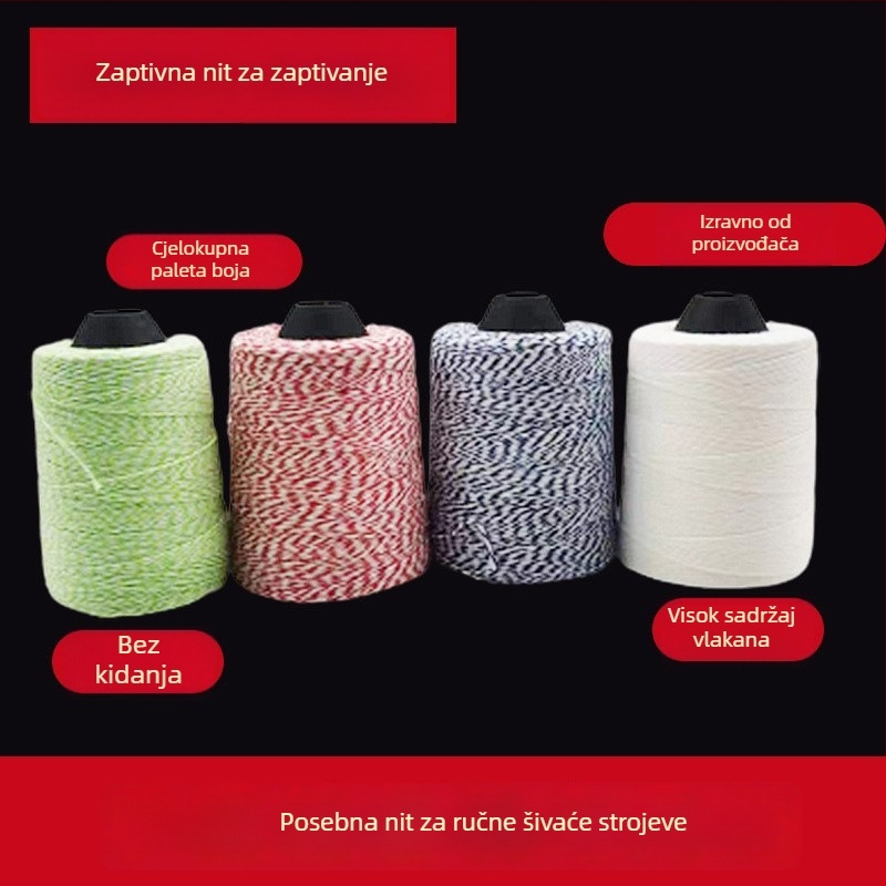 Niti za liniju zatvaranja ambalaže, poliester, za zatvaranje platnenih vrećica, Hongshengxin