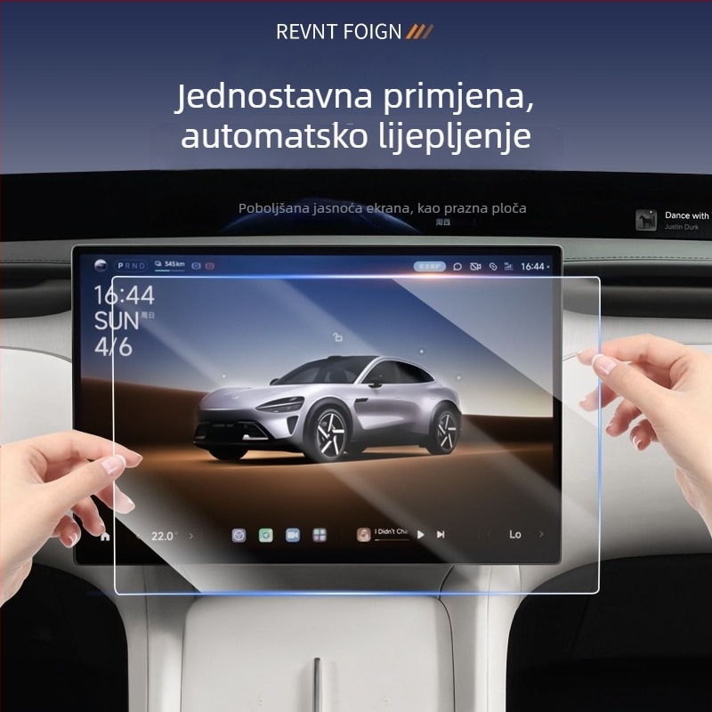 Zaštitno staklo od kaljenog stakla za Xiaomi Yu7 navigacijski zaslon, auto interijer dodatna oprema