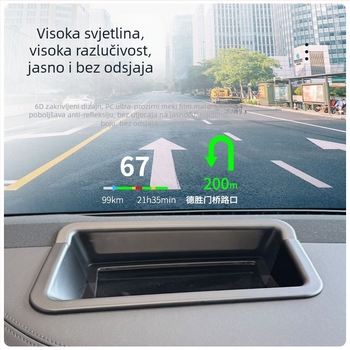 Zaštitni poklop Head-Up zaslona za NIO ET5/ET5T, unutarnja ploča HUD
