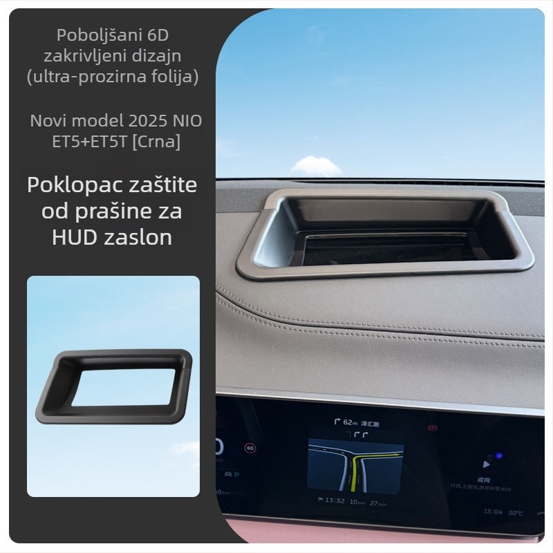 Zaštitni poklop Head-Up zaslona za NIO ET5/ET5T, unutarnja ploča HUD