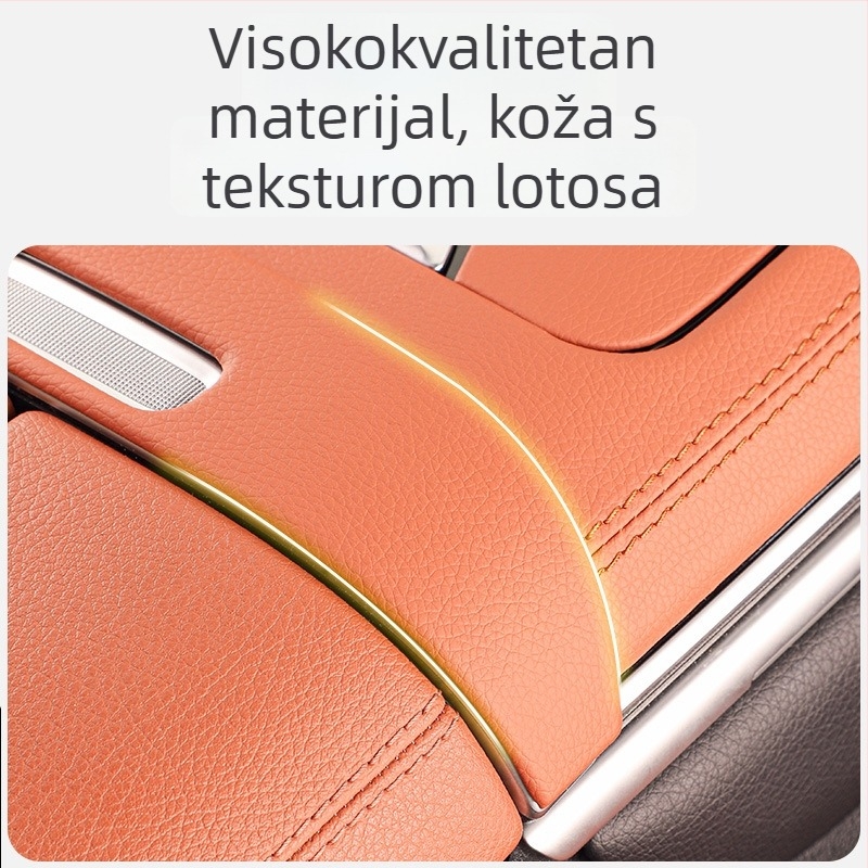 Zaštitna folija za prekidač naslona za Mercedes-Benz GLC (modeli 23–25) i C‑klasu (22–25); materijal: ABS + koža; kod proizvoda Ltao587237387256